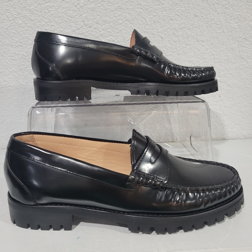J. Crew Black Leather Loafers - Picture 5 of 12